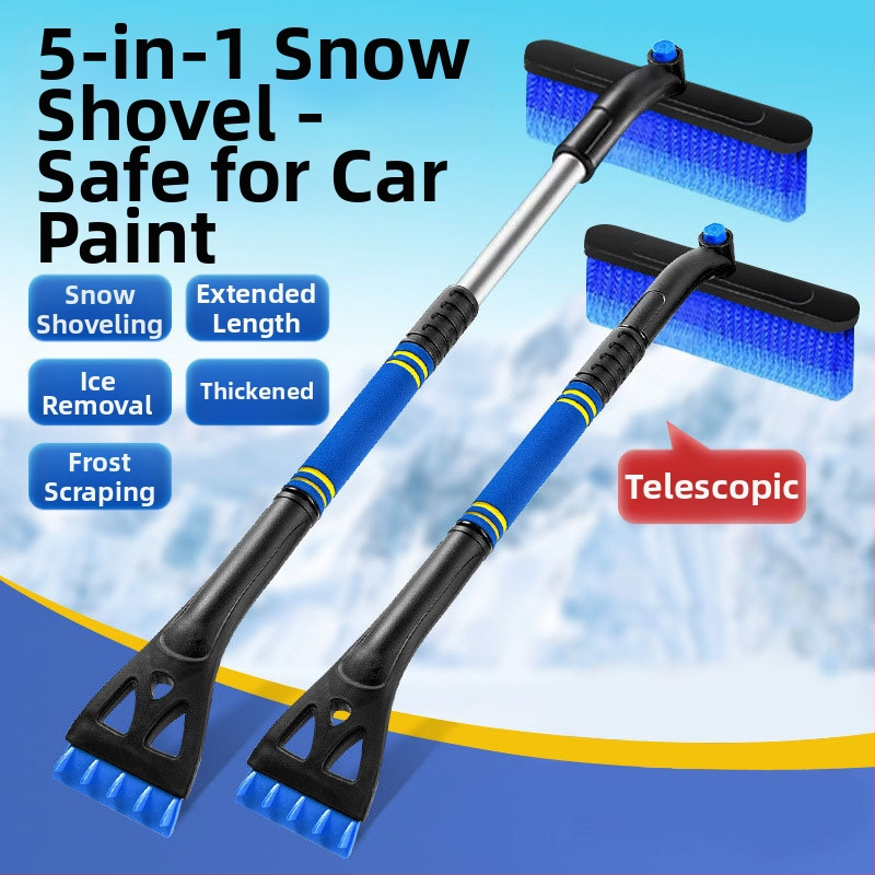 Auto lume lapiga koos klaasi sulatamise ja jää kraapimise ning talvise lume puhastusvahendiga (Materjalid: ABS, EVA, alumiiniumtoru, veluur; Bränd: Friendly)