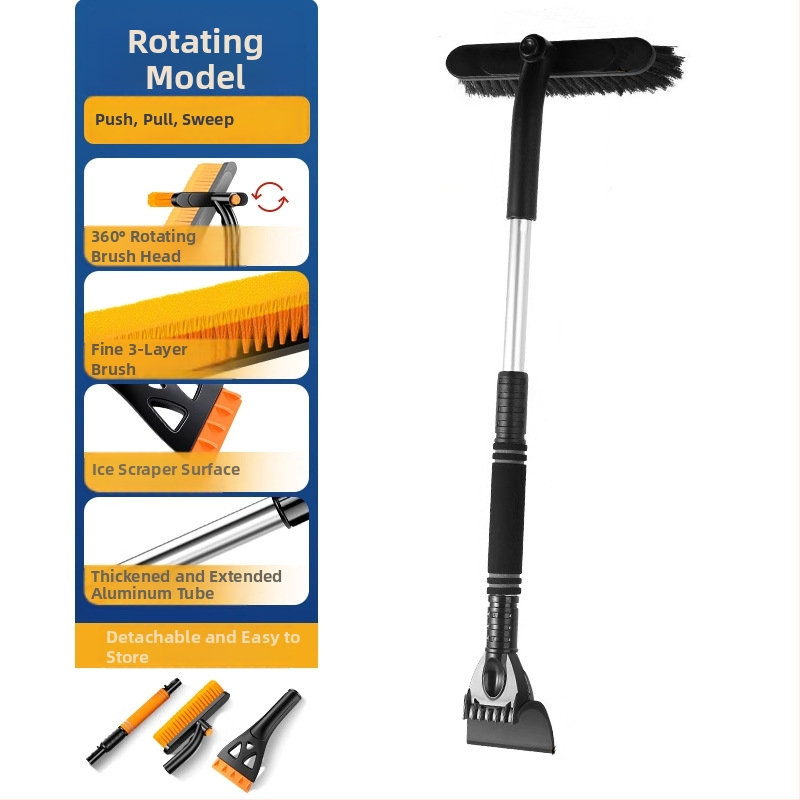 Auto lume lapiga koos klaasi sulatamise ja jää kraapimise ning talvise lume puhastusvahendiga (Materjalid: ABS, EVA, alumiiniumtoru, veluur; Bränd: Friendly)