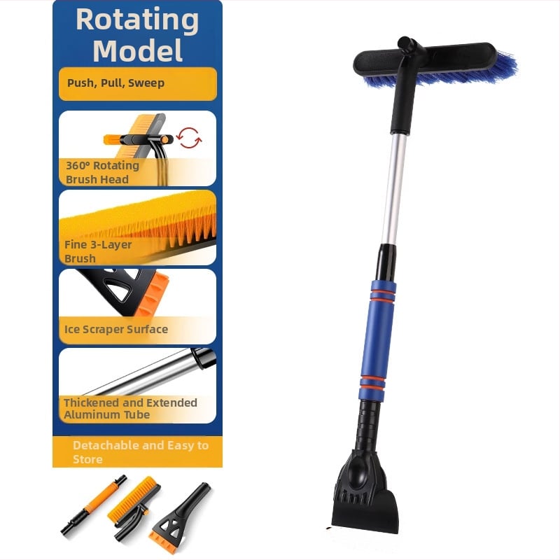 Auto lume lapiga koos klaasi sulatamise ja jää kraapimise ning talvise lume puhastusvahendiga (Materjalid: ABS, EVA, alumiiniumtoru, veluur; Bränd: Friendly)