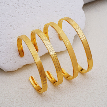 Huayue titāna tērauda rokassprādze sievietēm, precizā apstrāde, personīgais stila virziens, svars 13 g