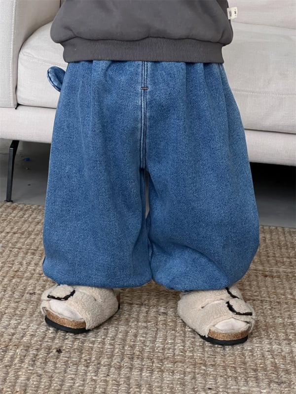 Divu gabalu bērnu komplekts ar biksēm, korejas stila, kokvilna 85%, bieza ziemai un rudenim, vecums 1–3 gadi