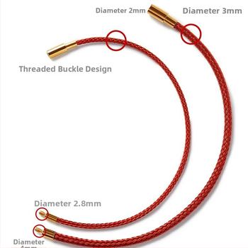 Unisex narukvica od užadi – ručno pletena, pogodna za navlačenje perlica, personalizirani trend, proljeće 2024