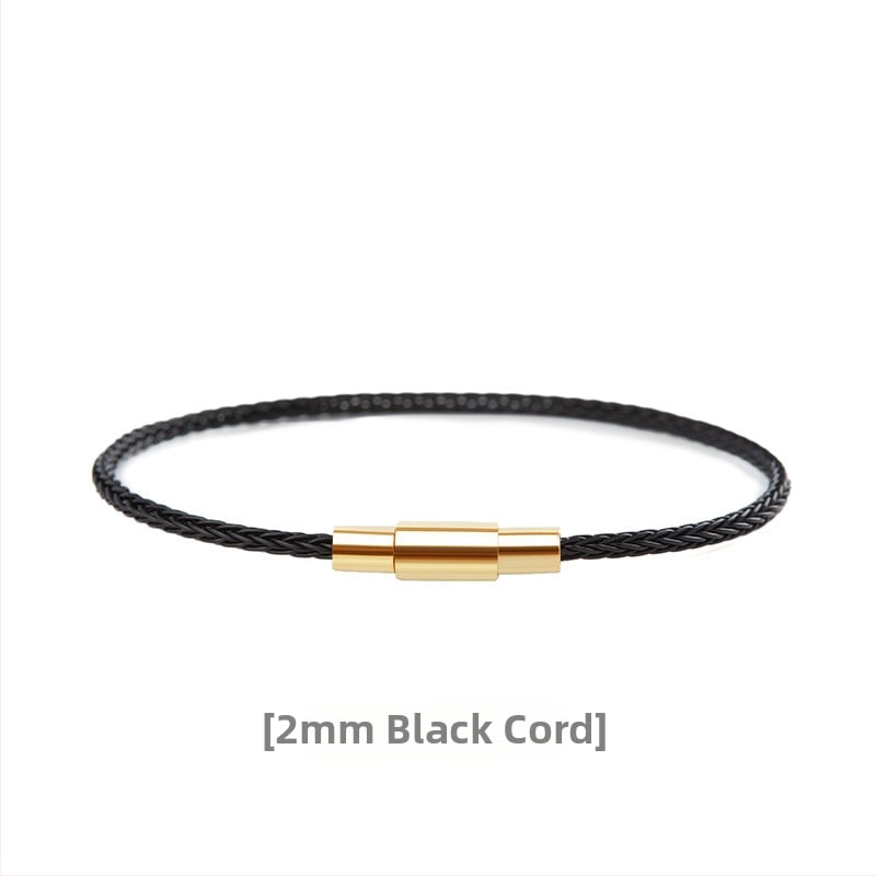 Unisex narukvica od užadi – ručno pletena, pogodna za navlačenje perlica, personalizirani trend, proljeće 2024