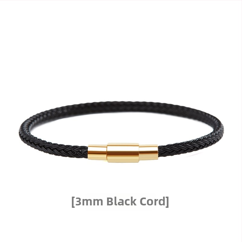 Unisex narukvica od užadi – ručno pletena, pogodna za navlačenje perlica, personalizirani trend, proljeće 2024