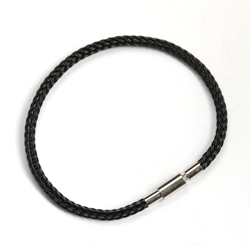 Unisex narukvica od užadi – ručno pletena, pogodna za navlačenje perlica, personalizirani trend, proljeće 2024