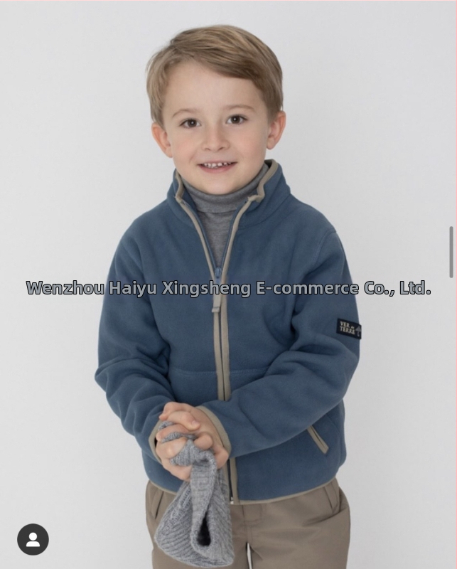 Bērnu jaka/palt, bieza divslāņu polāra flīss, stāvošs apkakle, garas piedurknes, ziemas sezona, ārējais materiāls 100% poliester, oderējums 100% kokvilna, universāls, vecums 1-3 gadi