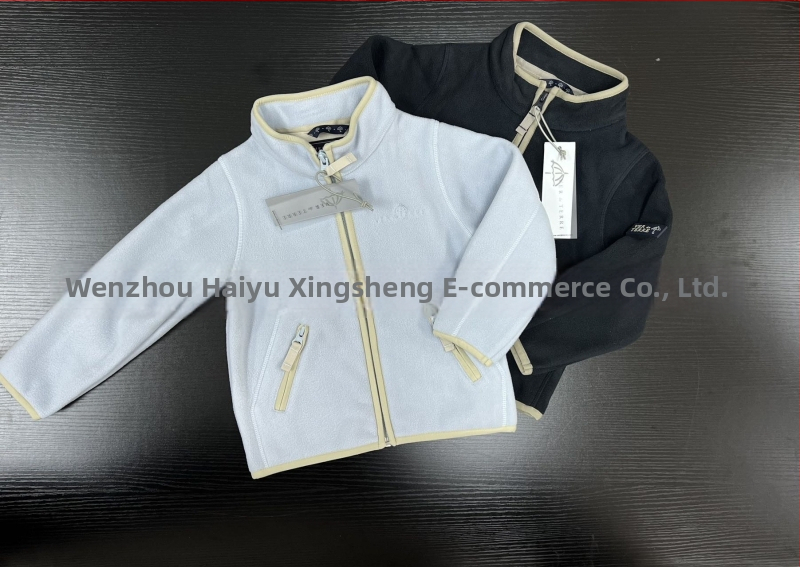 Bērnu jaka/palt, bieza divslāņu polāra flīss, stāvošs apkakle, garas piedurknes, ziemas sezona, ārējais materiāls 100% poliester, oderējums 100% kokvilna, universāls, vecums 1-3 gadi