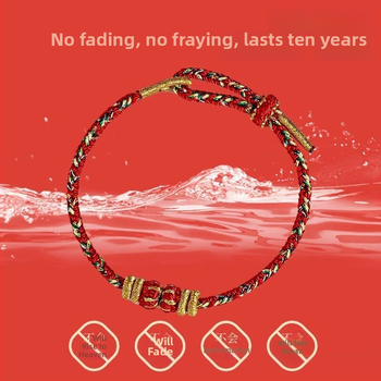 Unisex etnička narukvica od užeta, ručno pletena, zima 2025, Lop Jewelry