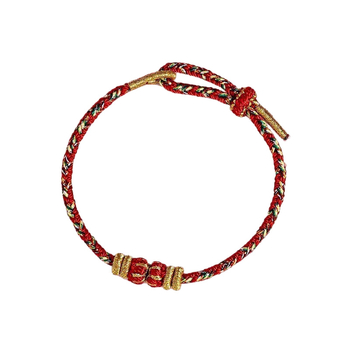 Unisex etnička narukvica od užeta, ručno pletena, zima 2025, Lop Jewelry