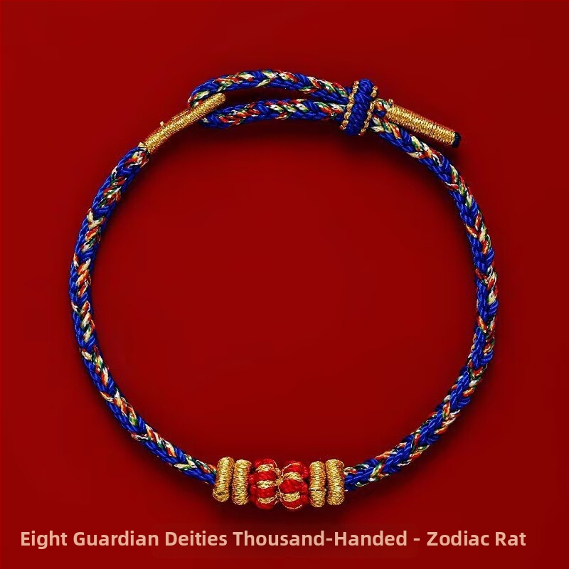 Unisex etnička narukvica od užeta, ručno pletena, zima 2025, Lop Jewelry