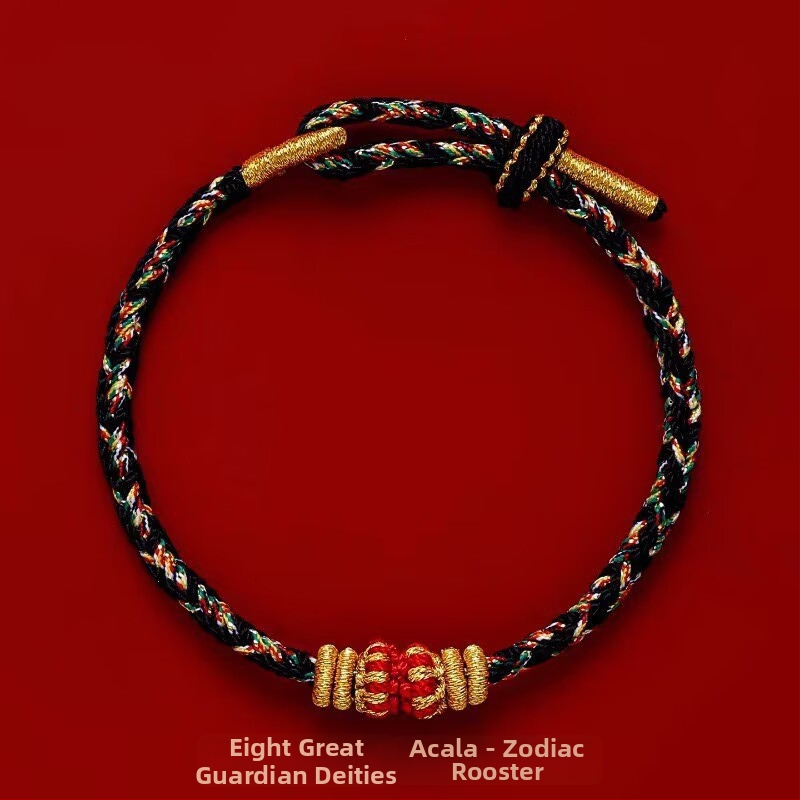 Unisex etnička narukvica od užeta, ručno pletena, zima 2025, Lop Jewelry