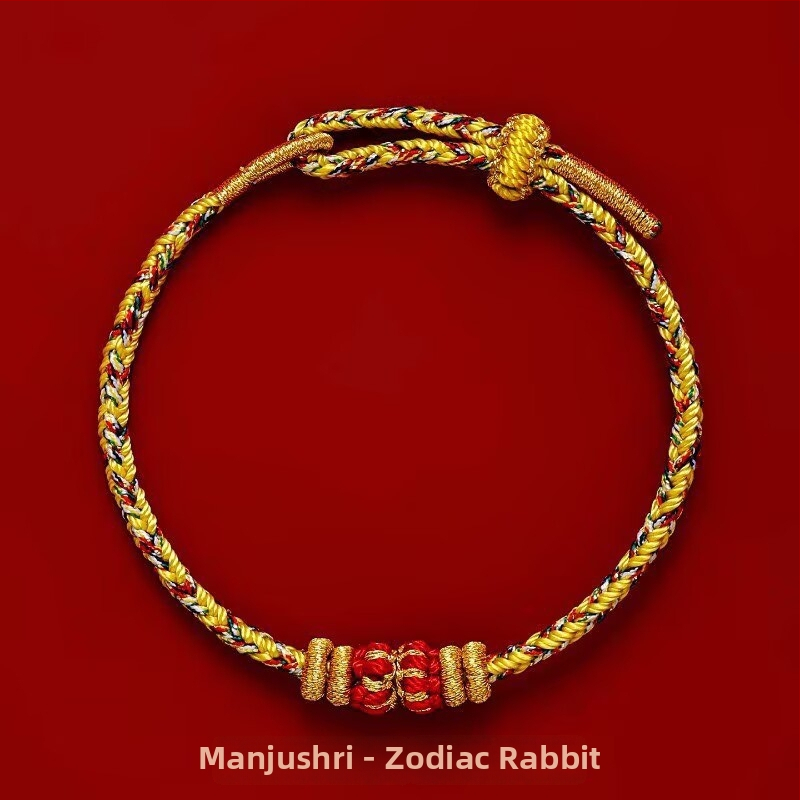 Unisex etnička narukvica od užeta, ručno pletena, zima 2025, Lop Jewelry