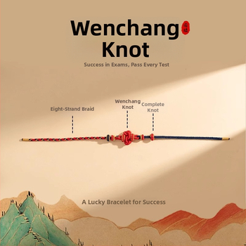Ručno pleteni narukvica s čvorom, etnički stil, unisex; proljeće 2025; materijal uže; tehnika: ručno pletenje; marka Wonderful craftsman
