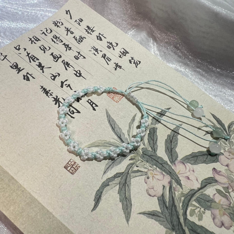 Narukvica od užeta – ručno pletena, prirodni stil, ženski dizajn, proljeće 2025, individualno pakiranje