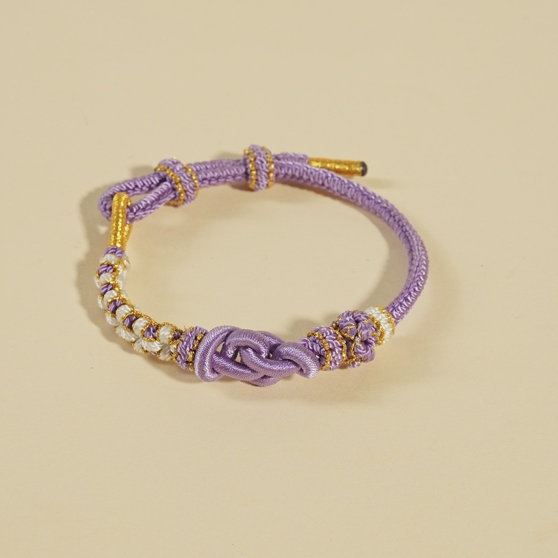 DIY pletena narukvica, šnura, etnički stil, unisex, ručno pletena