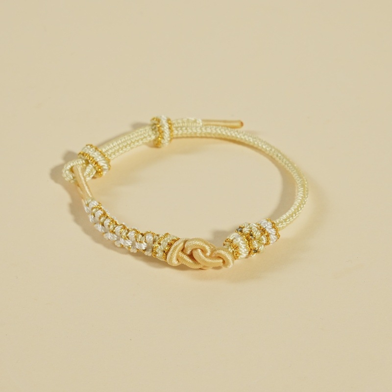 DIY pletena narukvica, šnura, etnički stil, unisex, ručno pletena