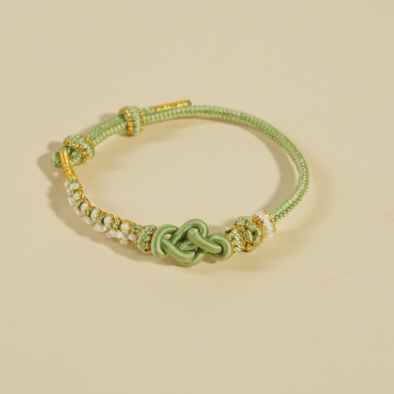 DIY pletena narukvica, šnura, etnički stil, unisex, ručno pletena