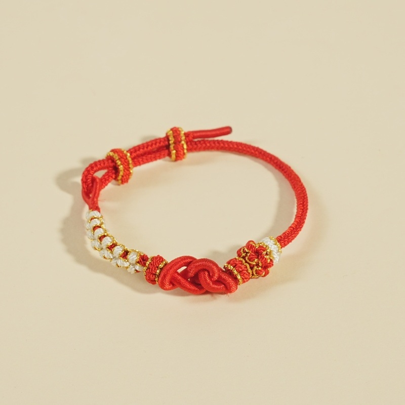 DIY pletena narukvica, šnura, etnički stil, unisex, ručno pletena