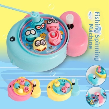 Jucărie de pescuit cu mecanism de răsucire – joc interactiv pentru copii și părinți; Material: plastic; Funcție: răsucire; Categoria: jucărie cu mecanism de răsucire; Vârstă: 4–6 ani