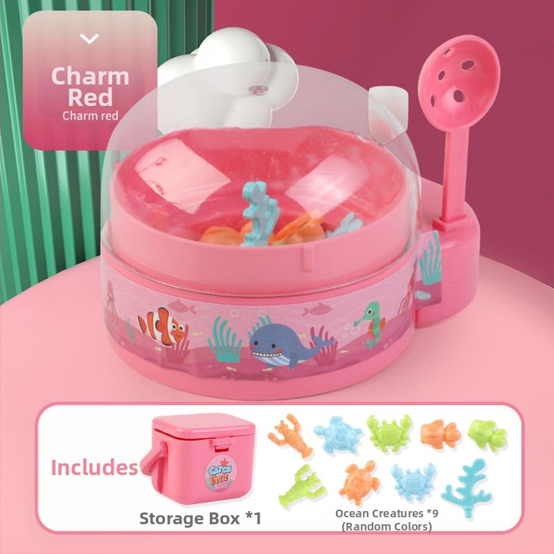 Jucărie de pescuit cu mecanism de răsucire – joc interactiv pentru copii și părinți; Material: plastic; Funcție: răsucire; Categoria: jucărie cu mecanism de răsucire; Vârstă: 4–6 ani