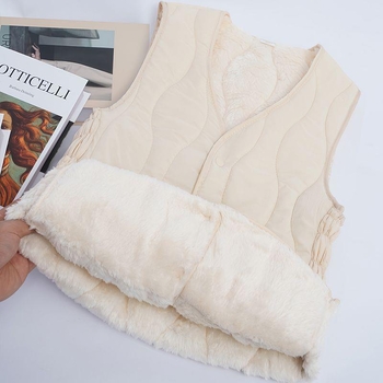 Sieviešu vestes ar vilnas pildījumu, galvenais audums – rayon, V kakls, A-siluets, pavasaris 2025