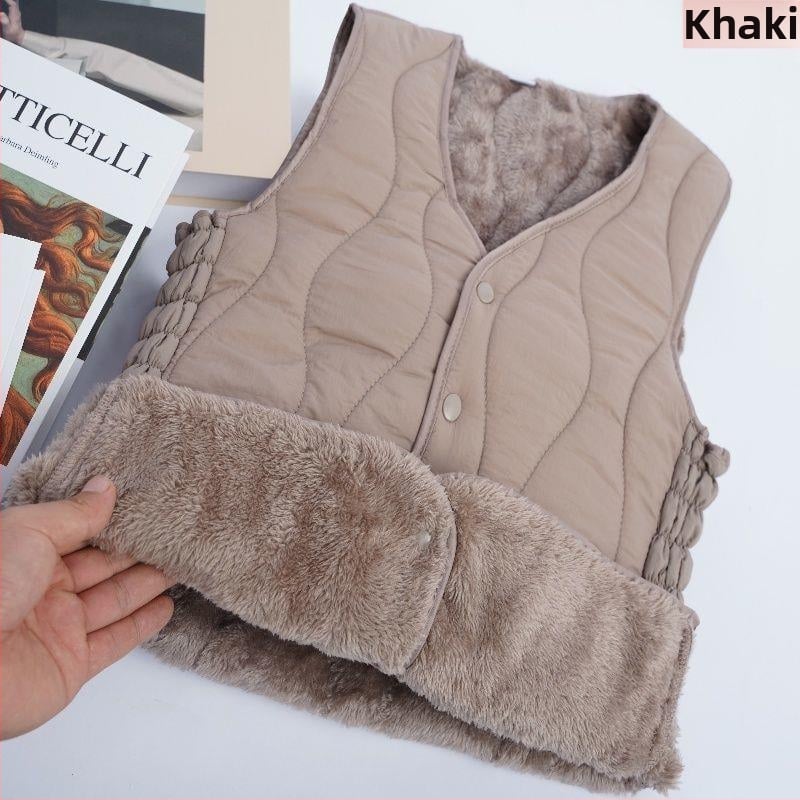 Sieviešu vestes ar vilnas pildījumu, galvenais audums – rayon, V kakls, A-siluets, pavasaris 2025