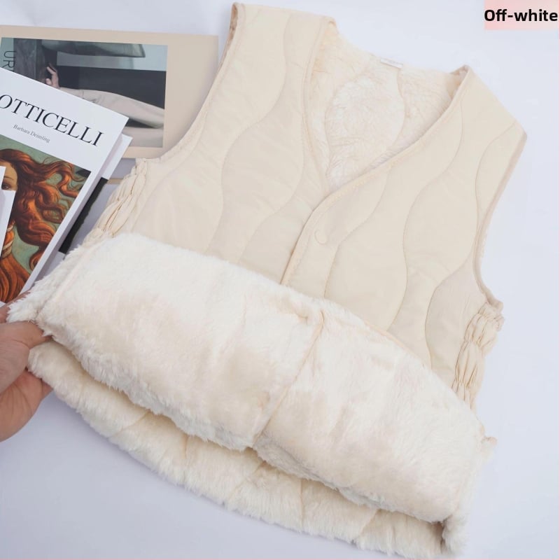 Sieviešu vestes ar vilnas pildījumu, galvenais audums – rayon, V kakls, A-siluets, pavasaris 2025