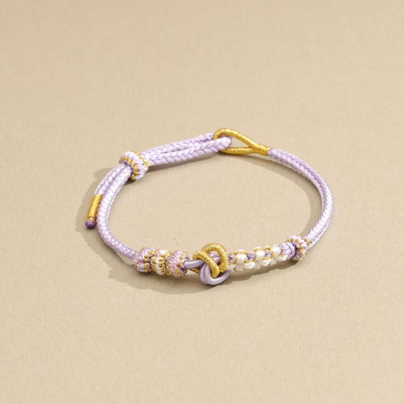 DIY pleteni narukvica od užeta, etnički stil, unisex, ručno pletena, Zima 2025