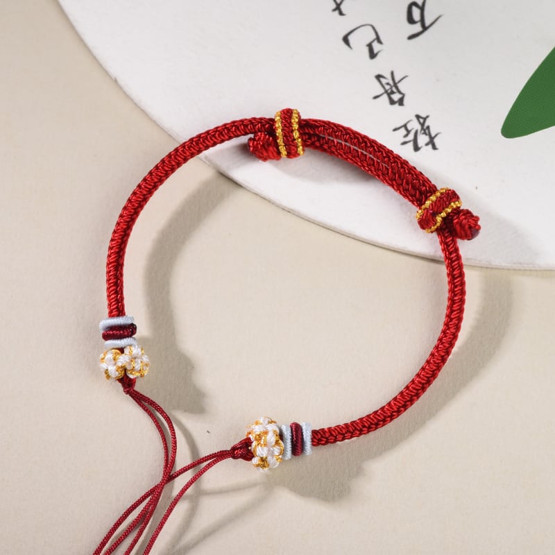 Brățară împletită din sfoară, stil etnic, unisex (Țesut; Sfoară; Primăvara 2025)