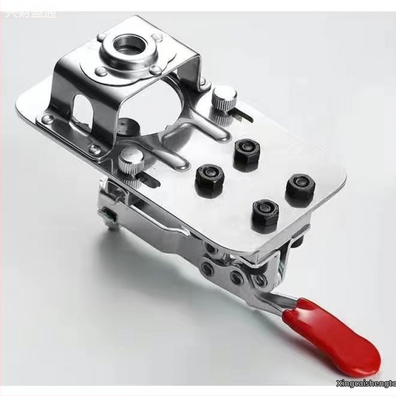 Alat za otvaranje rupa za šarke s dodatnim limiterom — kartični alat od nehrđajućeg čelika, za kućnu drvnu obradu, marka Xingcai shengtong hardware, 200+ setova, za cijeli dom