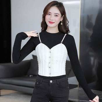 Sieviešu dūnu veste, šaurs piegriezums, balta pīļu dūnu pildījums 81–85%, īss garums 40–50 cm, poliesteršķiedra