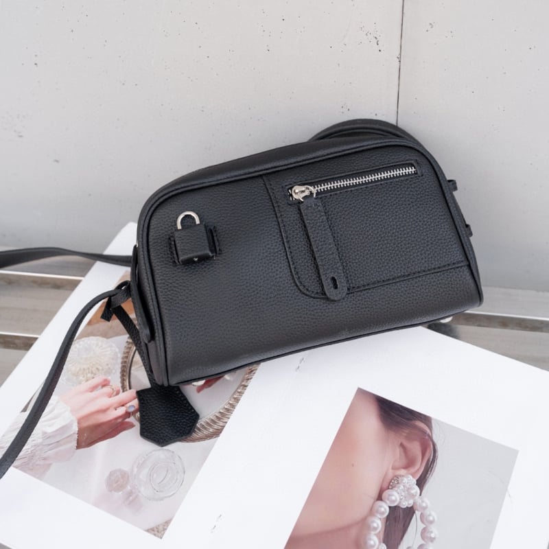 KOUDI īstas ādas Boston soma ar rāvējslēdzēju, iekšējām kabatām telefona un personas apliecībai