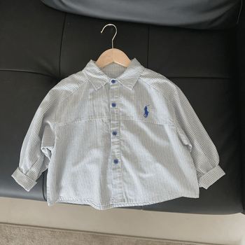 Zēnu vestes un krekli komplekts korejiešu stilā, svītrainas, kokvilna 95%, vecums 3–8 gadi