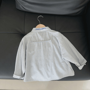 Zēnu vestes un krekli komplekts korejiešu stilā, svītrainas, kokvilna 95%, vecums 3–8 gadi