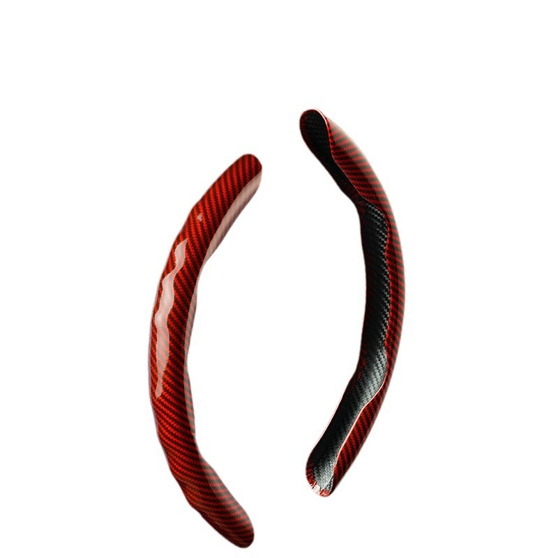 Changyi калъф за волан за автомобил с карбонова текстура, универсално пасване, за всички сезони