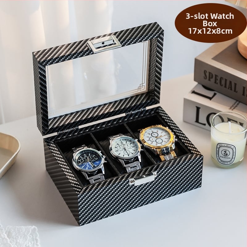 Cutie pentru ceasuri din lemn, stil chinezesc, textură lemn, corp solid