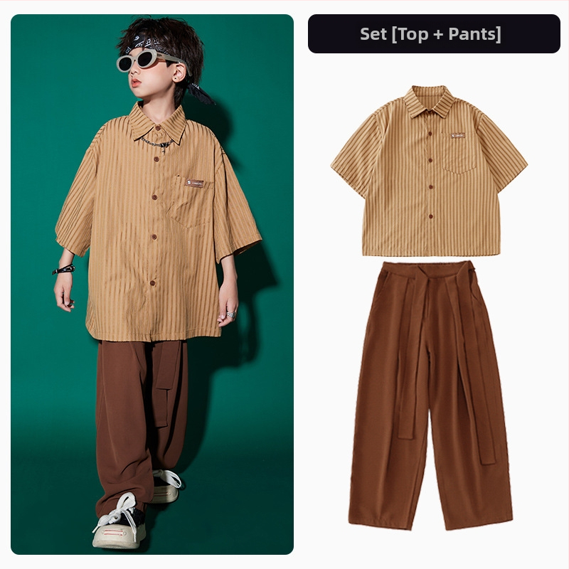 Bērnu hip-hop ielu deju komplekts – poliesteris – piemērots no 8 gadu vecuma