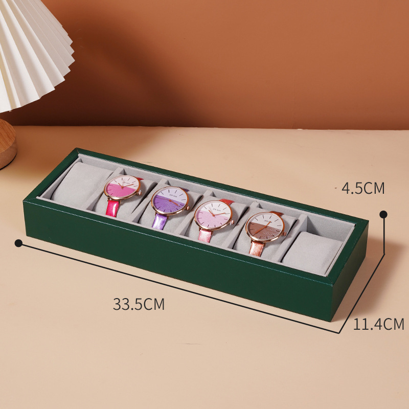 Nahast kellade hoiukarp näidelaud kelladele ja käevõrudele