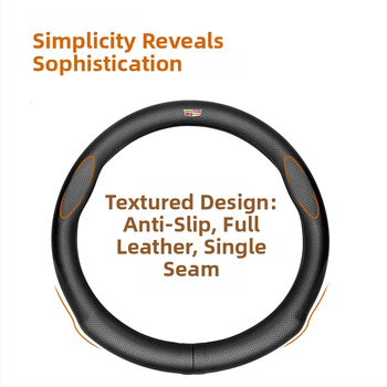 Κάλυμμα τιμονιού Cadillac XT5 XT4 XT6 - Γνήσιο δέρμα, Αθλητικό στυλ, Για όλες τις εποχές, Εγκατάσταση σε ειδικό αυτοκίνητο