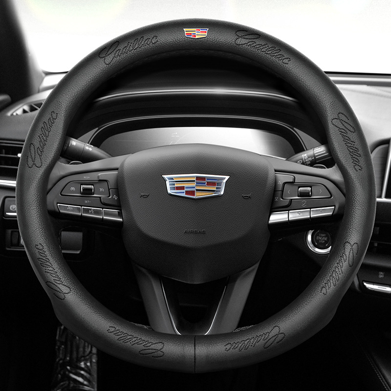 Κάλυμμα τιμονιού Cadillac XT5 XT4 XT6 - Γνήσιο δέρμα, Αθλητικό στυλ, Για όλες τις εποχές, Εγκατάσταση σε ειδικό αυτοκίνητο