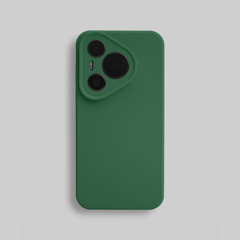 Huawei Pura70Pro / 70Ultra telefonu korpuss no tekoša silikona, pilna objektīva aizsardzība, izturīgs pret kritieniem