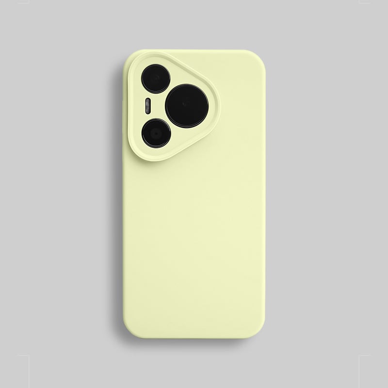 Huawei Pura70Pro / 70Ultra telefonu korpuss no tekoša silikona, pilna objektīva aizsardzība, izturīgs pret kritieniem