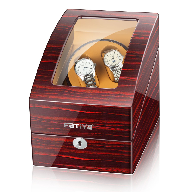 Automaatne kellavõttja - MDF-konstruktsioon, klaveri viimistlus, mudel 2+3, kinkepakk/ehete pakkimine, FA Tiya