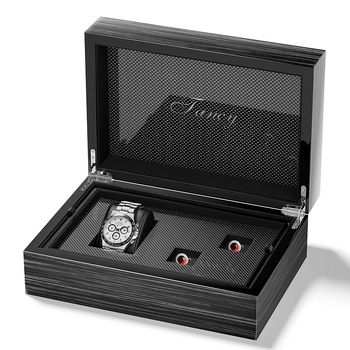 Puidust kellakarp nimepliiaga ja lakitud viimistlusega