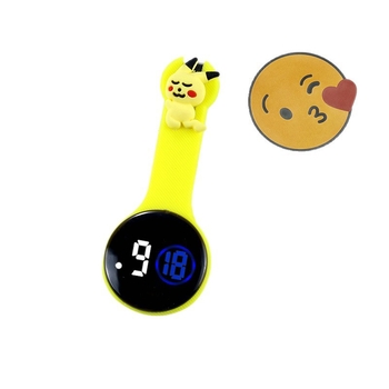 LED fob sat za sestru – karikatura dizajn, elektronički mehanizam, vodootpornost 50m, brojčani prikaz