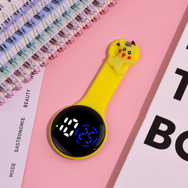 LED fob sat za sestru – karikatura dizajn, elektronički mehanizam, vodootpornost 50m, brojčani prikaz