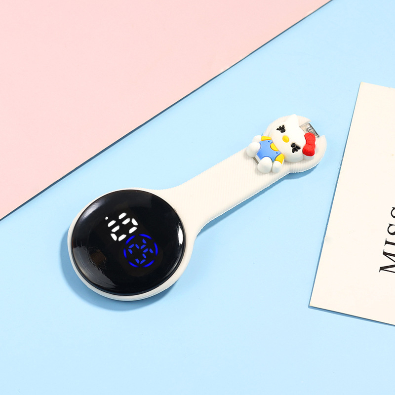 LED fob sat za sestru – karikatura dizajn, elektronički mehanizam, vodootpornost 50m, brojčani prikaz