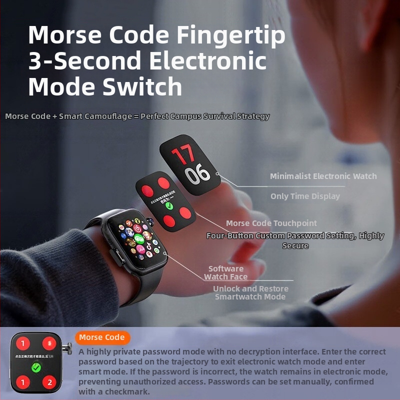 5G nutikas käekell S11, SIM-kaardi pesa, 256GB salvestusruum, NFC, südame löögisageduse jälgimine