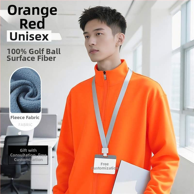 Ανδρικό φούτερ με κουκούλα από καρό ύφασμα, επένδυση φλίς, κεντημένο λογότυπο, φερμουάρ, χειμερινά ενδύματα εργασίας