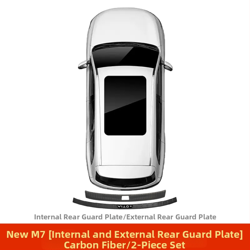 Protecție prag ușă din oțel inoxidabil pentru AITO M7 – Model M7, Brand AITO, Personalizare disponibilă